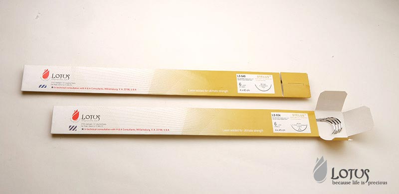 Stelus™ – Monofilament 316 L Stainless Steel Suture